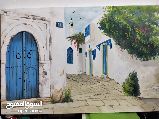 الواح زيتية ومائية يدويا