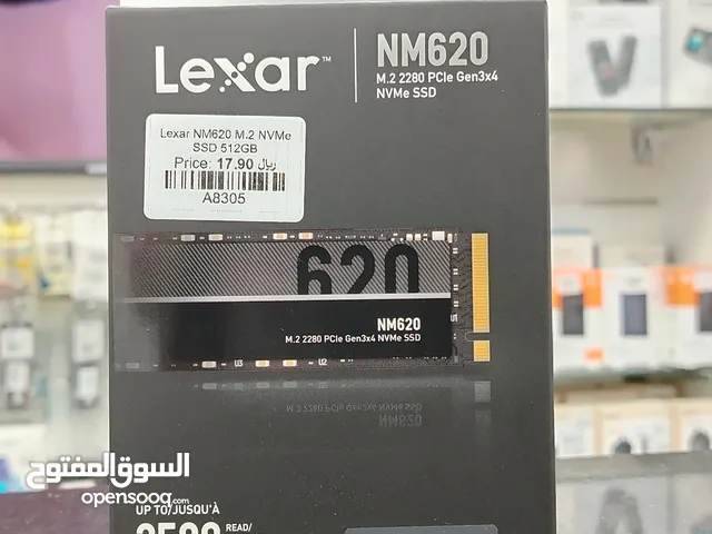 Lexar NM620 M.2 NVMe SSD 512GB