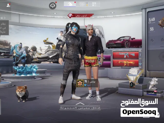 حساب ببجي للبيع