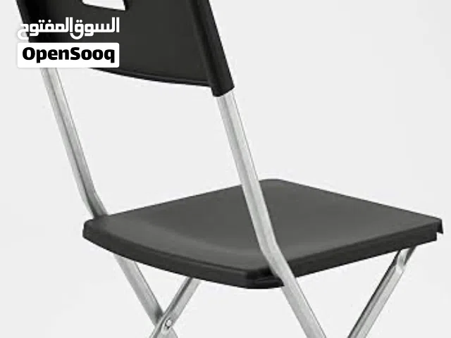 طاولة طعام خشب بأرجل حديد و كراسي قابلة للطي Tables Chairs