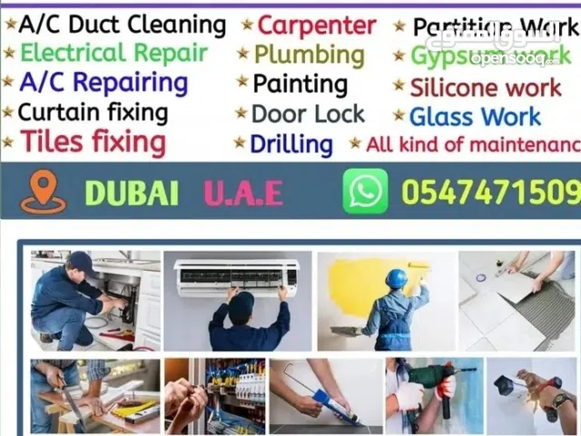 Home maintenance service in Dubai