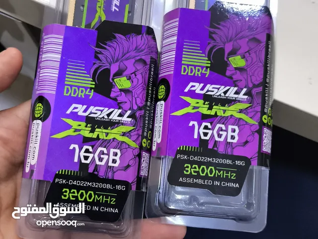 puskill ram 2*16gb ddr4 laptop