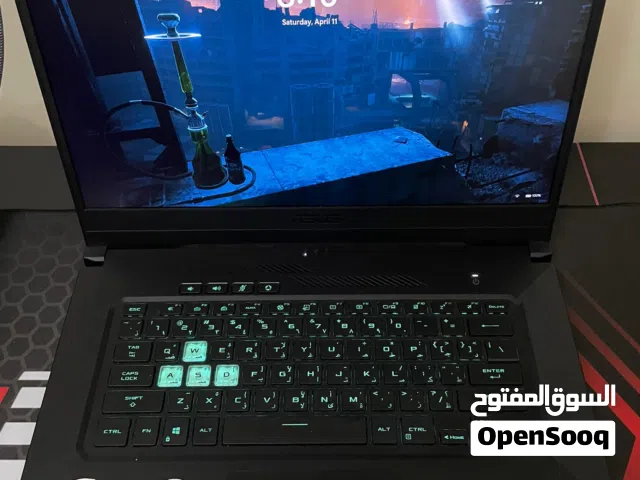 لابتوب أسوس موديل TUF F15  كرت شاشة قوي