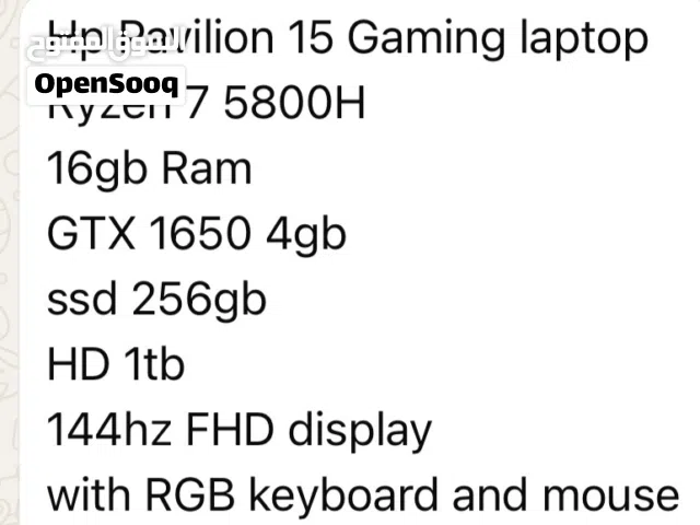 Gaming laptop hp