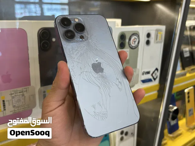 ايفون 13 برو ماكس بس مكسور ضهر ذاكرة 256
