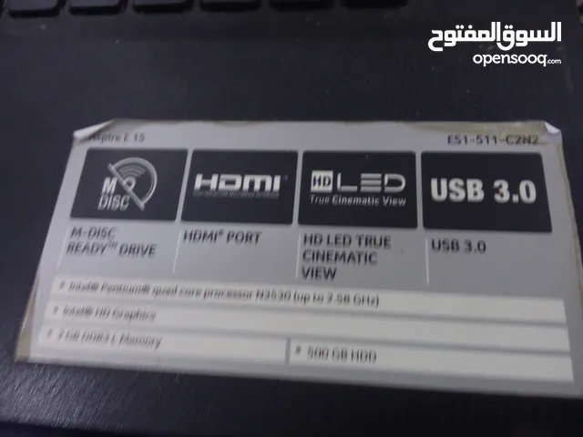 “لابتوب Acer Aspire E15 للبيع بحالة جيدة” أو