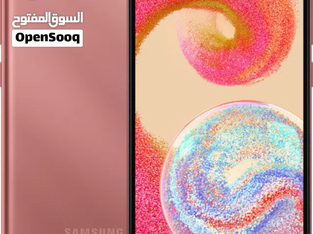جهاز سامسونج جالاكسي A04e بحالة ممتازة مشعورة الشاشة مش مأثر ابدا