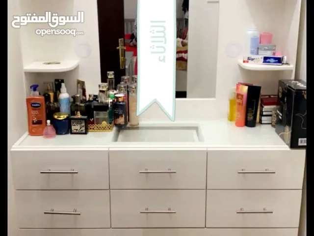 مرايا تسريحه تواليت خشب كويتي