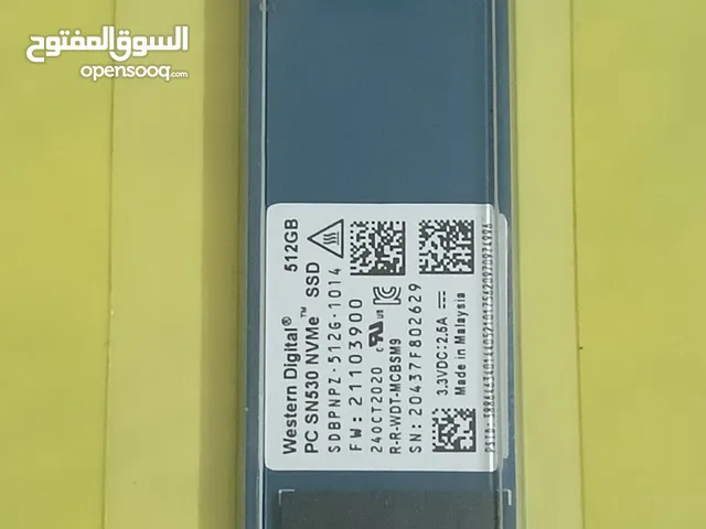 هارديسك m2 WD سعة 512GB للبيع