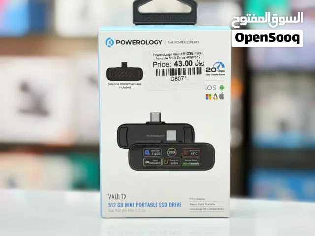 Brand New Powerology VaultX SSD in Oman Ultra-Compact