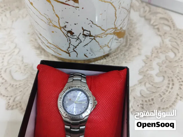 ساعه باله ماركه PHD دكتور في الفلسفه نضيفه جدا لامينوس بالضلام رنك دوار كتابه حفر ياباني نسائي رجالي