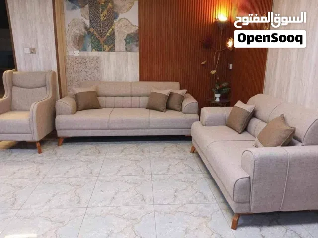 تخم قنفات 10 مقاعد مستعمل قليل لون بيجي