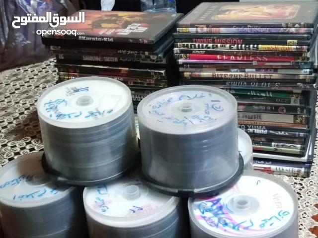 اشرطه  DVD افلام عربي واجنبي  بحاله جيده عدد500