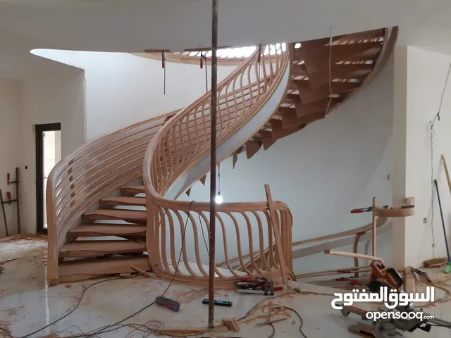 wooden stairs