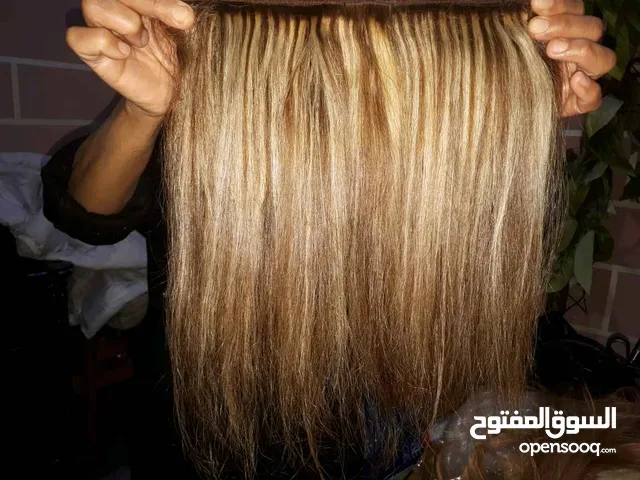 وصلتين شعر طبيعي ميه بالميه مستعملات مع سشوار للبيع