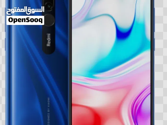 Xiaomi Redmi 8 Dual Sim Mobile Phone, 4GB RAM, 64GB,4G LTE - Sapphire Blue