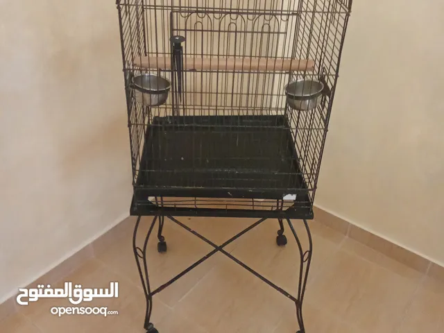 قفص ببغاء للبيع /وكنار احمر للبيع
