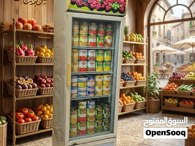 ثلاجه عرض تبريد  شغاله وكالة مكفولة  تبريد ممتاز فل انفيرتر توفير الطاقه
