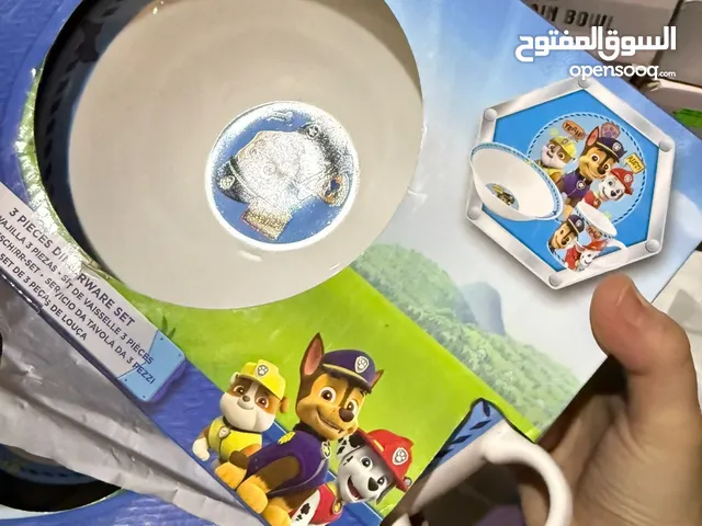 اكواب وصحون زجاجية للاطفال