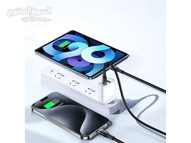 كيبل WiWU Wi-C029 السريع 100W (2 في 1) تايب سي ولايتننغ - 1.2م - WiWU Wi-C029 C-C+L 100W 1.2M