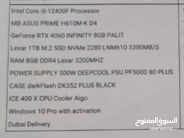 Windows Other  Computers  for sale  in Dubai