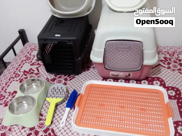 ملتزمات قطه شبه جديد السعر 65 دينار يا بلاش
