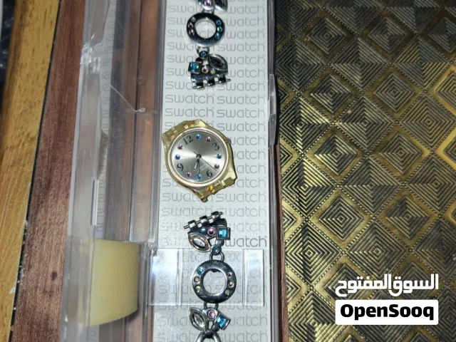 ساعة سواتش Swatch ستاتية أصلية مستعملة مكسور مكان الكستك