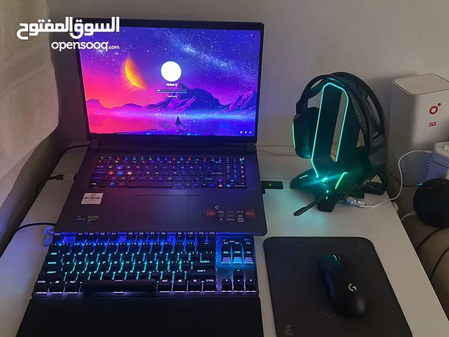 MSI - 244hz GAMING LAPTOP + G PRO X SUPERLIGHT Mouse + Apex Pro TKL gaming keyboard + g733 headset