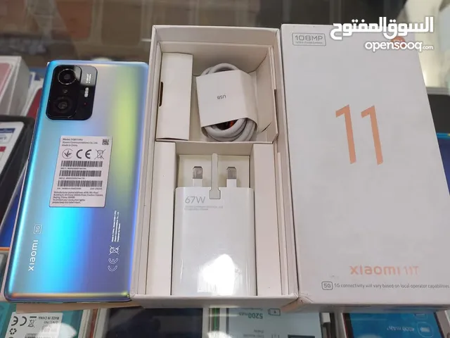 مستعمل شاومي 11T 5G رام 16 جيجا 128 و 256 أغراضة والكرتونه الأصلية متوفر توصيل