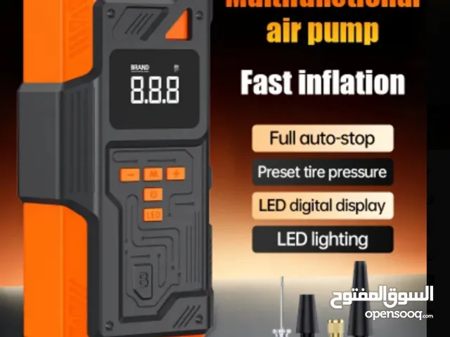 شاحن بطارية للمركبات مع منفاخ اطارات