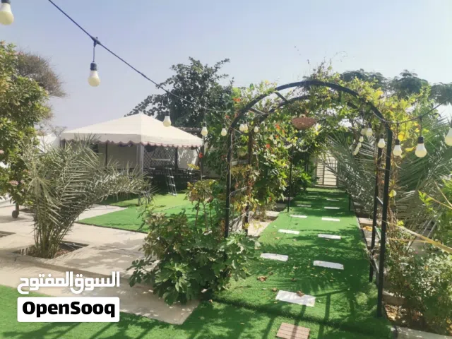 للبيع إستراحه جميله مؤثثه في بركاء العقده الرابعه جنوب - شارع مرصوف لحد باب  الإستراحه الموقع ممتاز