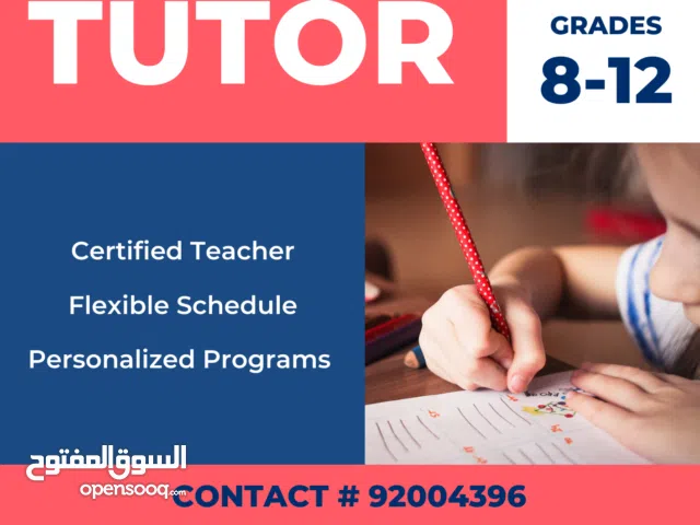 Professional mathematics teacher is available for home tuitions