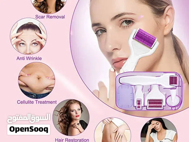 ديرما رولر 6 في 1 ابر تيتانيوم و ديرمابن اصلي للعنايه بالبشره derma roller الاصلي  ديرمارولر