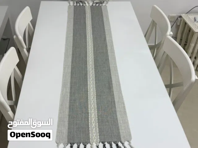 Dining Table Set for Sale – White (6 Seater)