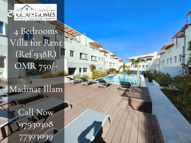 4 Bedrooms Villa for Rent in Madinat Illam REF:938R