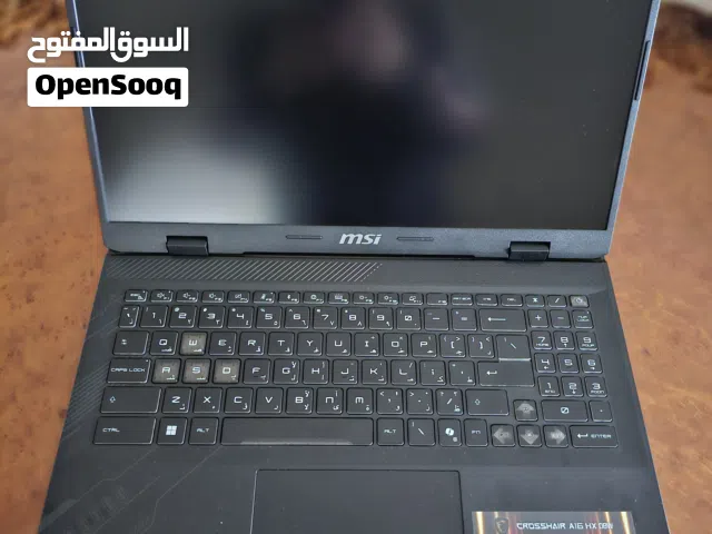 Msi crosshair a16 Rtx 5060 Ryzen 9 8940HX Ram 16g