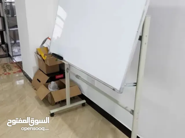 blackboard whiteboard for writing Board سبورة بورد سبورة بيضاء  مغناطيسية متحركة بوجهين تدريس اجتماع