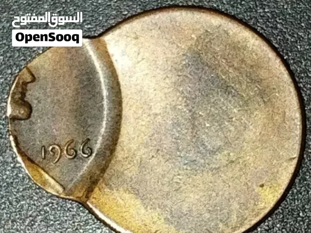 أبراهام لينكولن 1 سنت 1966 خطأ مطبعي