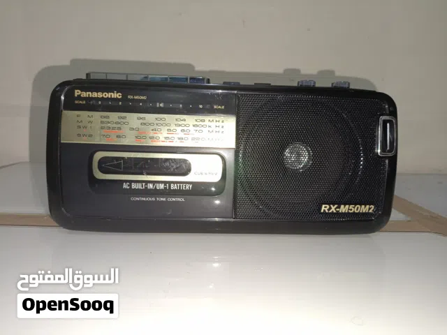 راديو وكاسيت باناسونيك يعمل بكفاءة