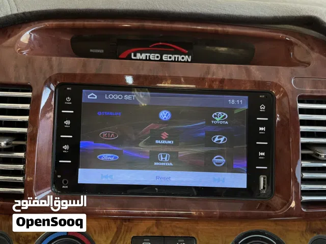الشاشه مع ديكور خشبي مكيف تويوتا كامري من 2002 إلي 2006