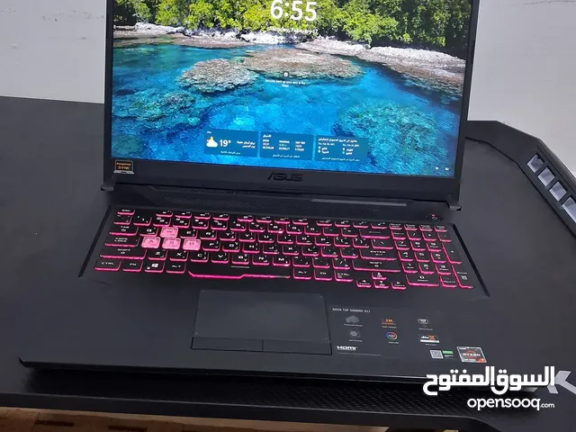 للبيع لابتوب قيمينق بمواصفات قوية ASUS TUF Gaming A17