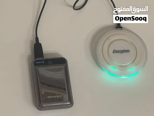 Complete Charging Set for Sale (10000 mAh Awei Power Bank- Micro USB cable- Wireless charger)