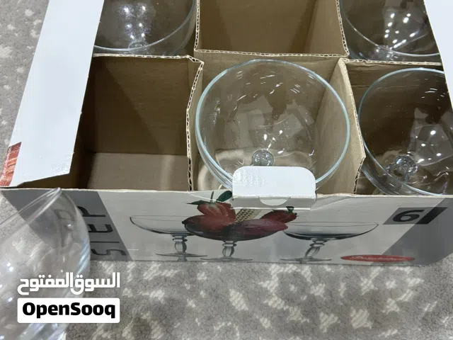 Set of 5 Paşabahçe Stemmed Dessert / Coupe Glasses (Boxed)