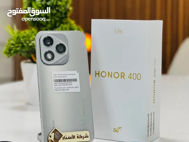 جهاز جديد بالكرتونة Honer 400 leit 5G رام 16 جيجا 256 مكفول سنة متوفر توصيل وهدية