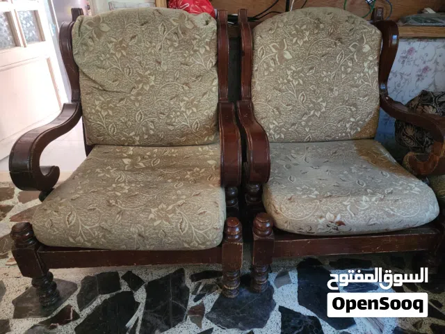 طقم كنب خشب 6 قطع