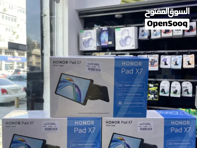 تاب X7 هونور 8.7 انش جديد بذاكرة 128 جيجابايت Tab Honor Pad X7 (128) GB  WIFI Only 69 JD