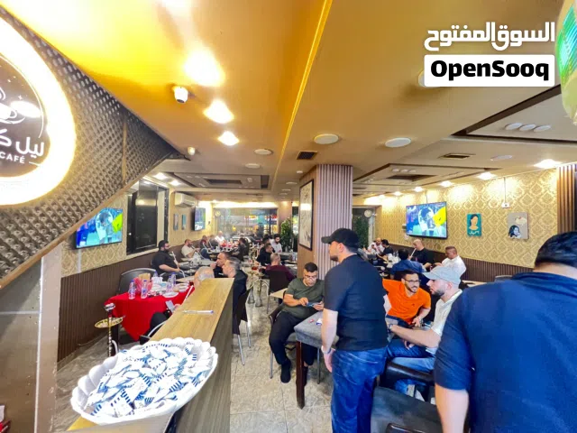 مقهى شعبي + تقديم ارجيلة للبيع