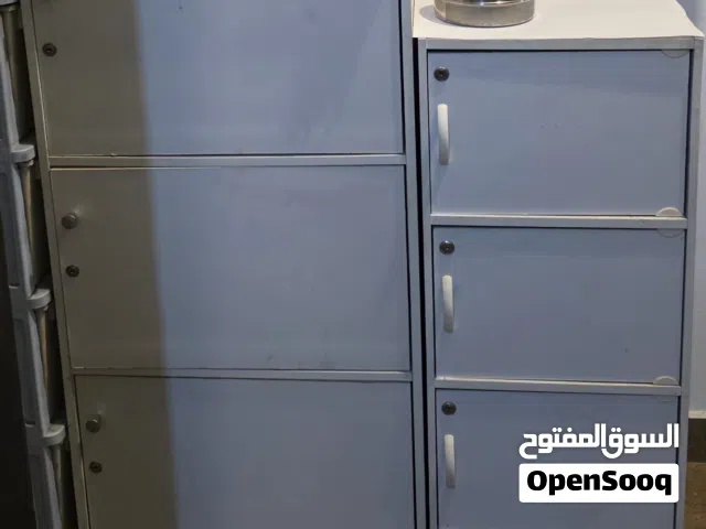 2 خزانة تخزين خشب