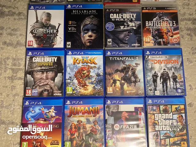 اشرطة سوني 3 و 4 games for