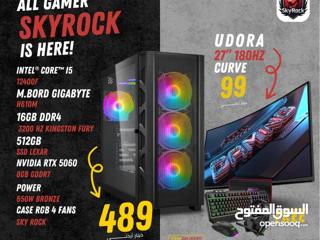 بي سي جيمنج RTX 5060 8GB معالج CORE I5-12400F